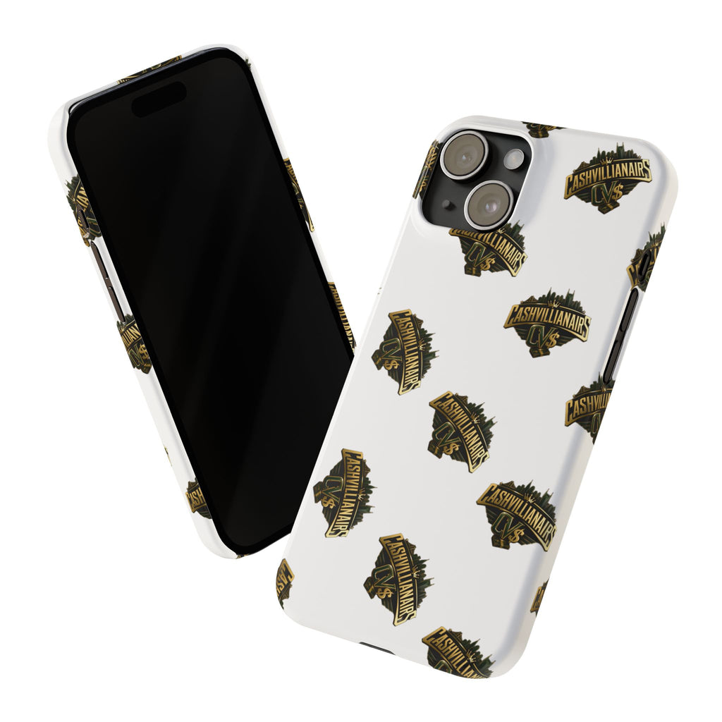 Adventureland Retro Gold Slim Phone Case — Vintage Travel Badge