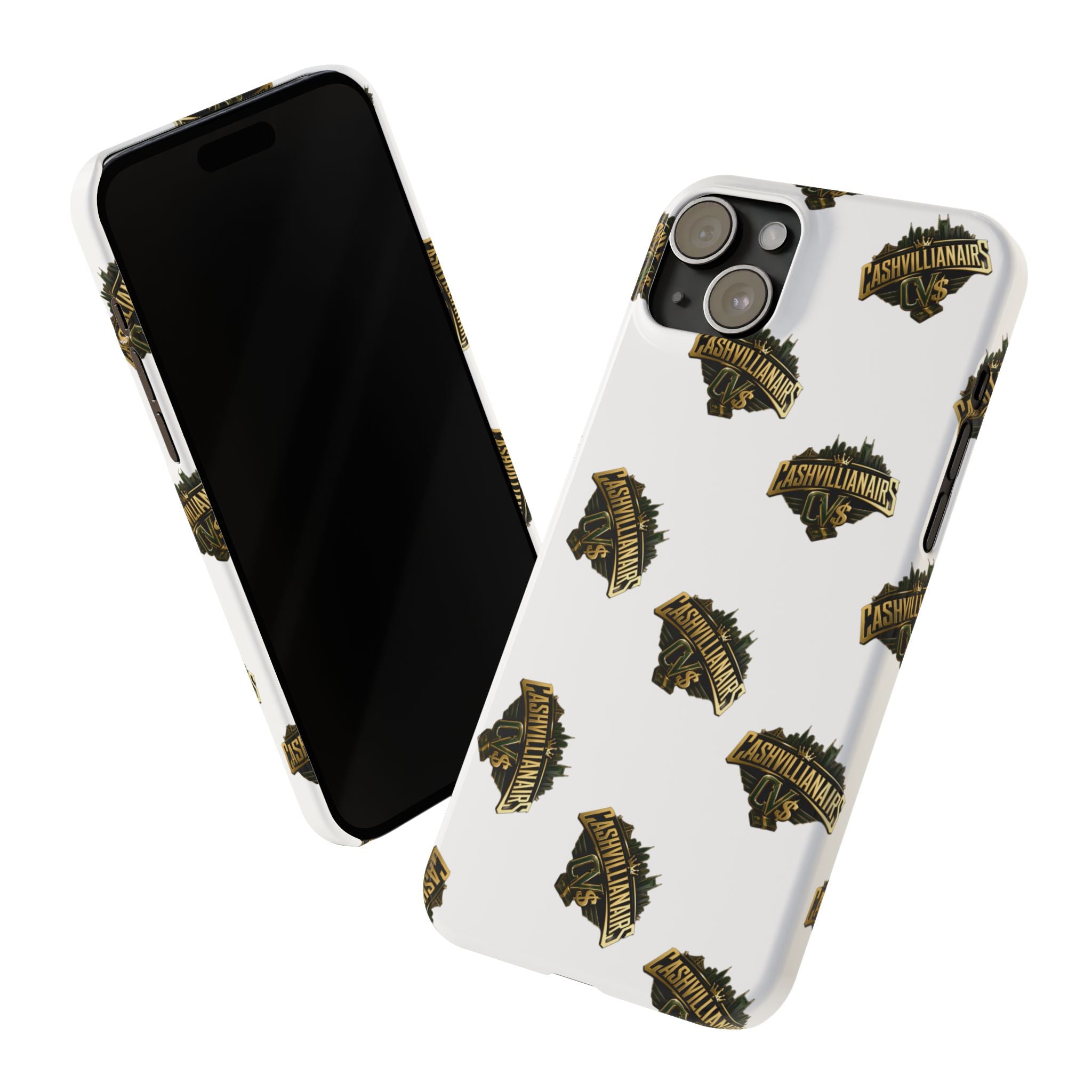Adventureland Retro Gold Slim Phone Case — Vintage Travel Badge