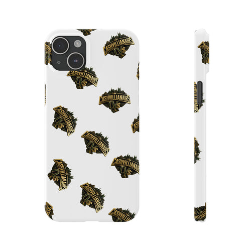Adventureland Retro Gold Slim Phone Case — Vintage Travel Badge