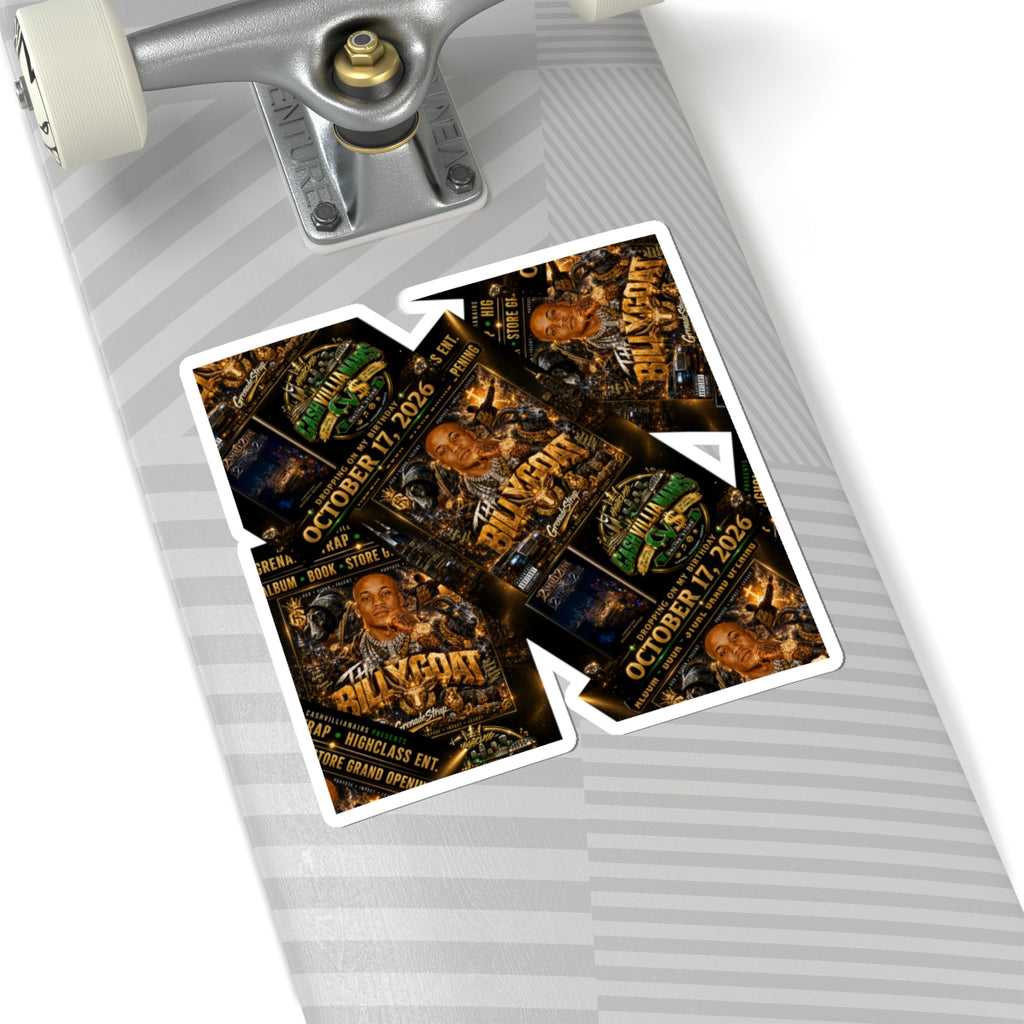 HighClass Cashvillianairs Kiss-Cut Stickers