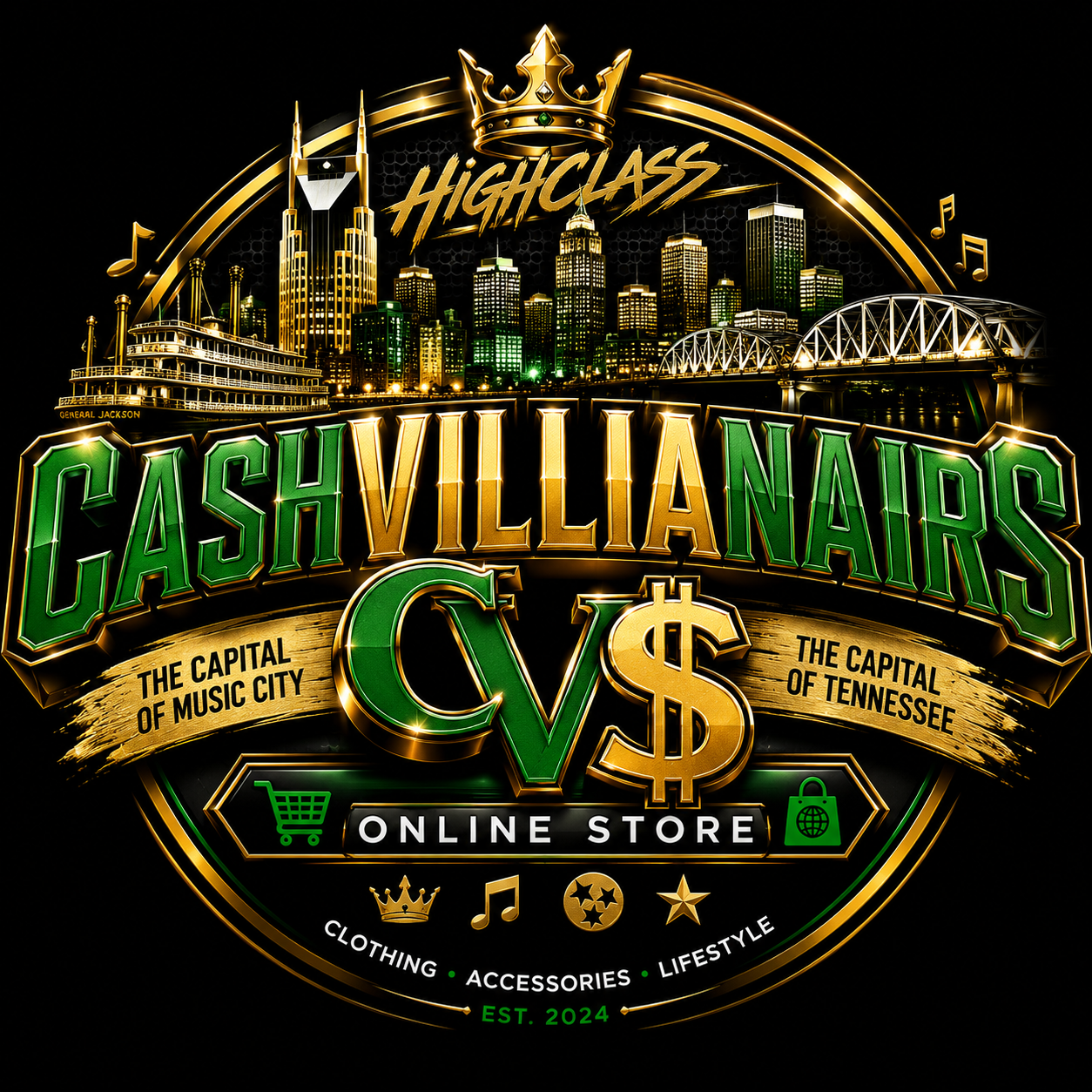 HighClass Cashvillianairs