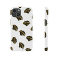 Adventureland Retro Gold Slim Phone Case — Vintage Travel Badge