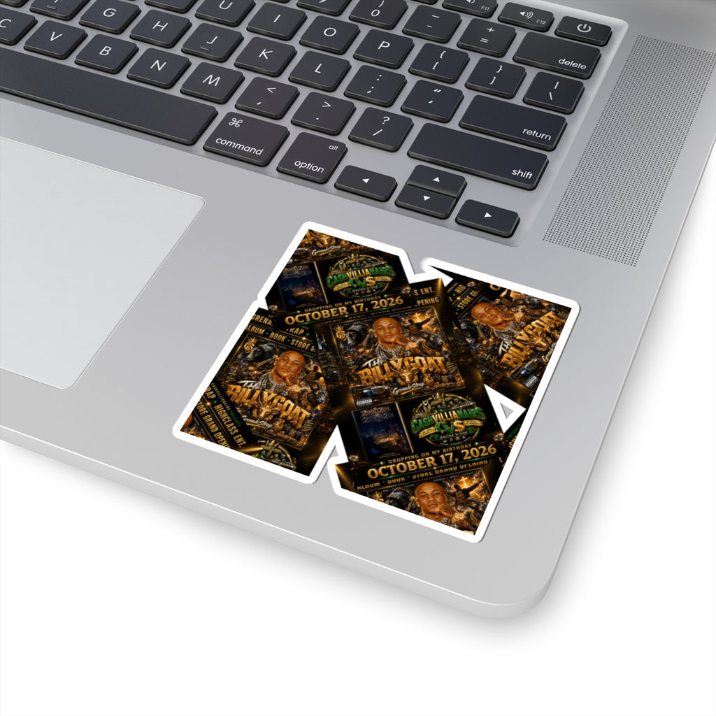 HighClass Cashvillianairs Kiss-Cut Stickers