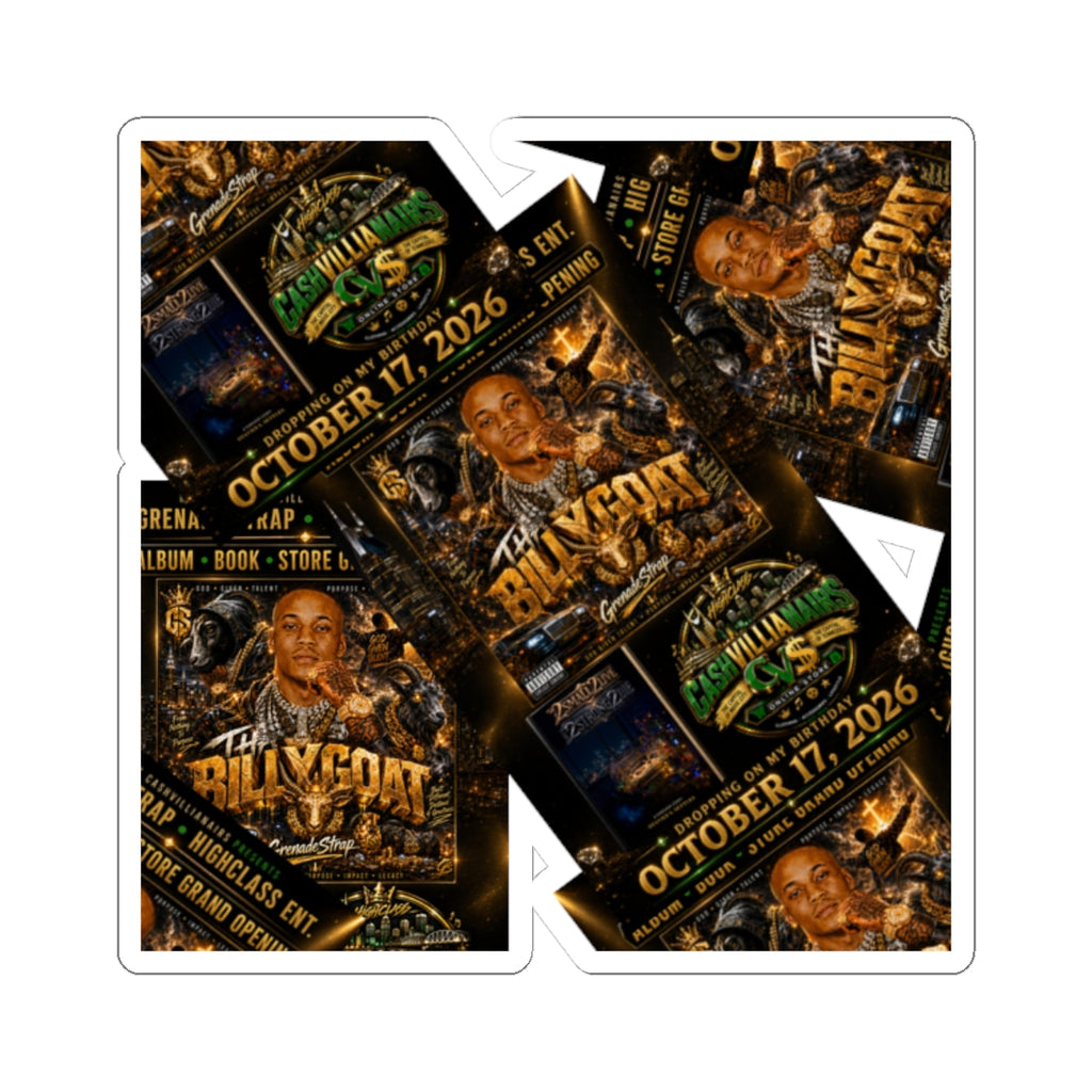 HighClass Cashvillianairs Kiss-Cut Stickers