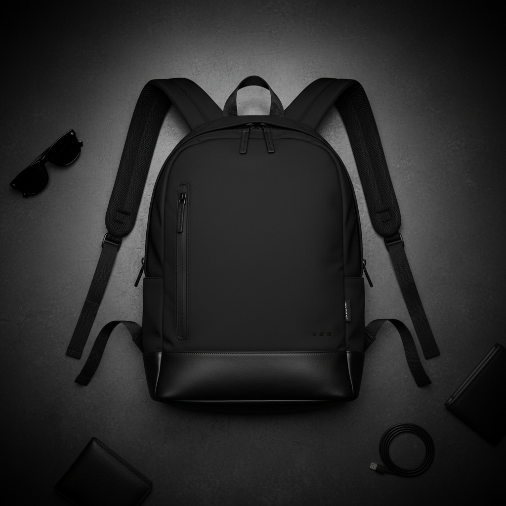 HighClass Cashvillianairs Premium Backpack flat lay on dark background