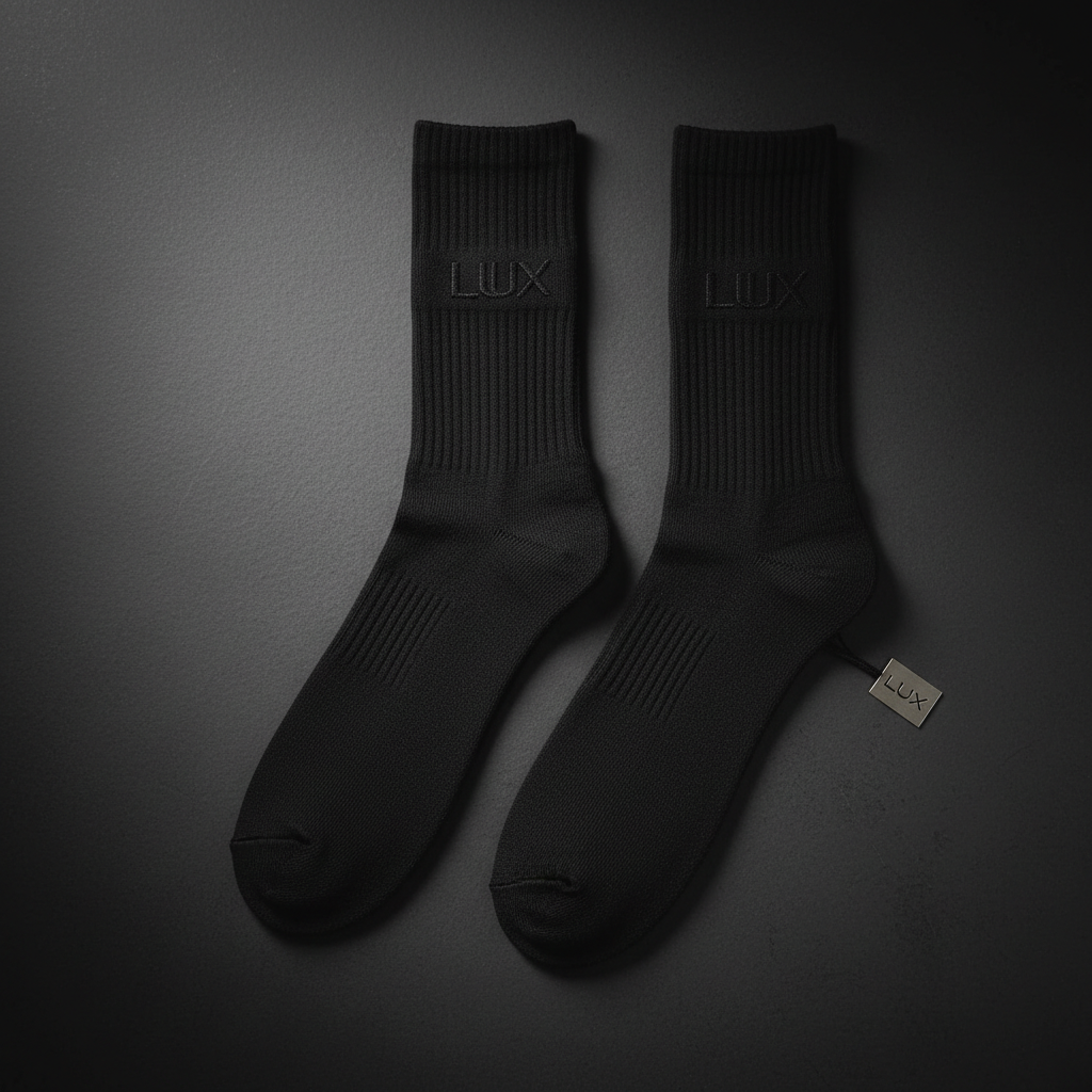 HighClass Cashvillianairs Premium Crew Socks flat lay on dark background